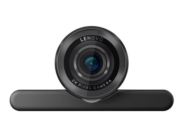 Lenovo - Nettkamera - farge - 2560 x 1440 - 2K - lyd - USB 2.0 - MJPEG, YUY2 - DC 5 V Sort