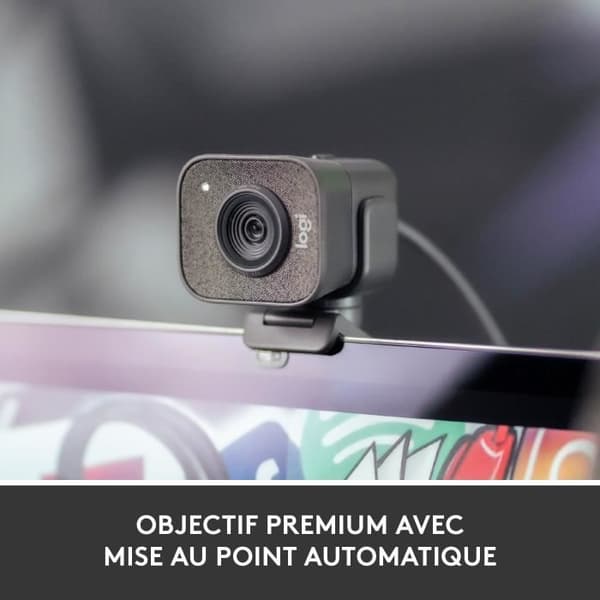 Webbkamera - Full HD 1080p - Logitech G - StreamCam - För Twitch och Youtube streaming - Grafit