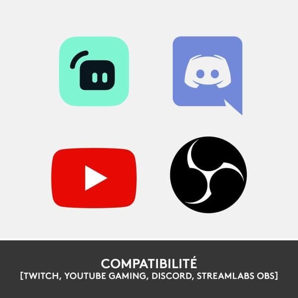 Webbkamera - Full HD 1080p - Logitech G - StreamCam - För Twitch och Youtube streaming - Grafit