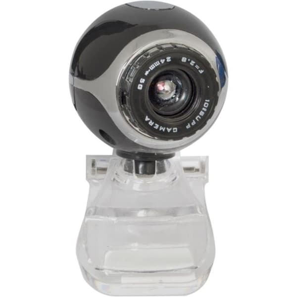 Webbkamera - Defender - C-090 - 0,3MP - Svart - Inbyggd mikrofon - Plug and Play