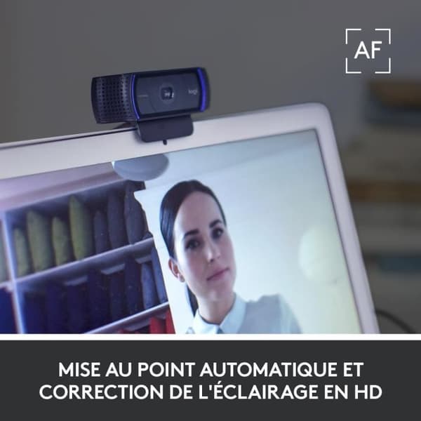 Webbkamera - Full HD 1080p - Logitech - C920 S