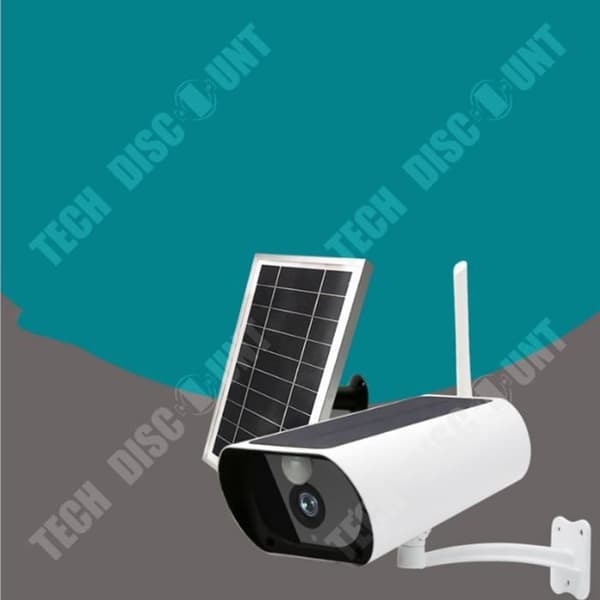 TD®-kamera Solfjärrkontroll WIFI-kamera HD-säkerhetsövervakningskamera utomhus vattentät trådlös kamera