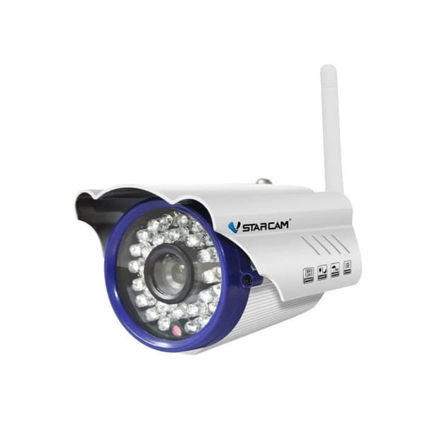 IP-kamera för övervakning - LCC® - Webbkamera - HD 720P - Infraröd vision - Plug &amp; Play