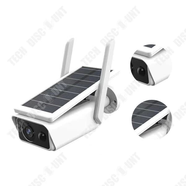 TD® Trådlök övervakningskamera med solenergi 1080P HD vattentät Lågt energiförbrukning Övervakningskameror