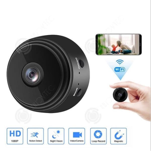 INN® A9 HD-kamera 1080P WiFi-kamera Infraröd nätverksrörelse Night Vision-kamera