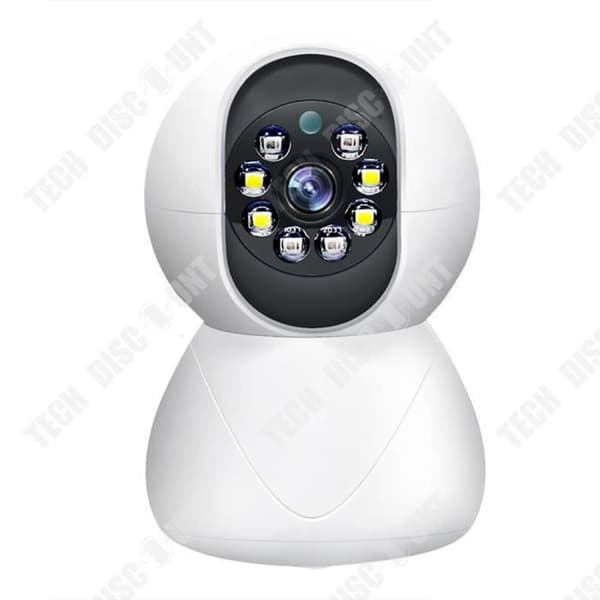 TD® Indoor wifi trådlös kamera 3 miljoner pixlar 360 graders rotation mobiltelefon fjärrkamera