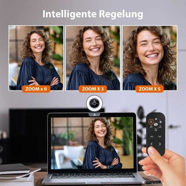 Webbkamera - Vitade - 862Pro - 1080p FHD - 60 FPS - Fjärrkontroll med integrerat skyddsskydd
