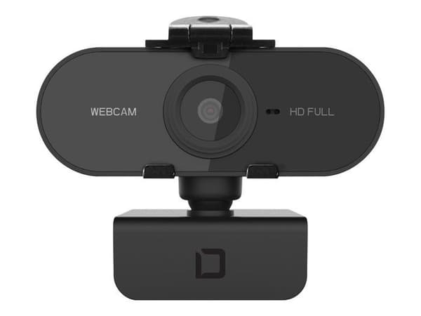 Webbkamera DICOTA PRO Plus Full HD - Färg - 1920 x 1080 - 1080p - ljud - USB 2.0