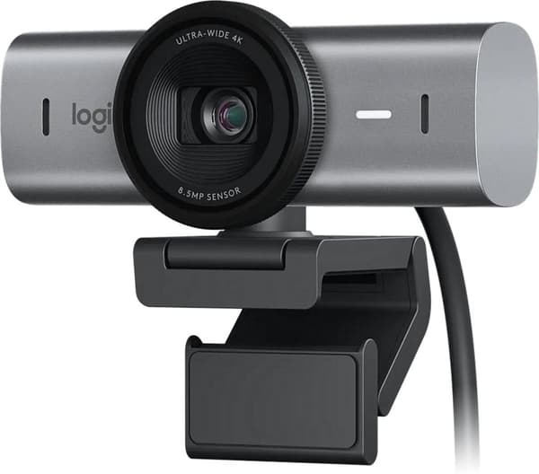 Logitech MX Brio 705 til virksomheder Aluminium, Sort
