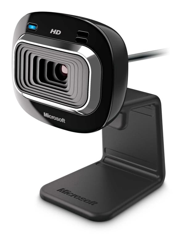 Microsoft LifeCam HD-3000 - webkamera - farve - 1280 x 720 - lyd - USB 2.0