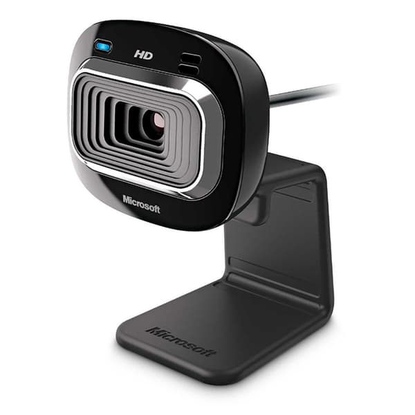 Microsoft LifeCam HD-3000 - webkamera - farve - 1280 x 720 - lyd - USB 2.0 Sort