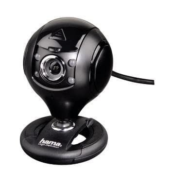 Hama "Spy Protect" HD Webcam - Web Camera - Color - 1.3 MP - 1280 x 720 - Audio - USB2.0 (53950)