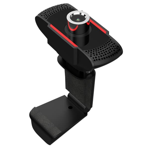 Techly I-60T webbkamera 1920 x 1080 pixlar USB 2.0 Svart
