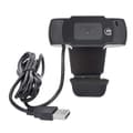 Miniatyrbillede 5 af 6: Manhattan USB-webcam, to megapixels (udsalgspris), 1080p Full HD, USB-A, integreret mikrofon, justerbar klipsbase, 30 billeder pr. sekund, sort, tre