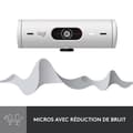 Miniatyrbild 4 av 6: Logitech Brio 500 webbkamera HD-webbkamera med dubbla brusreducerande mikrofoner - Vit