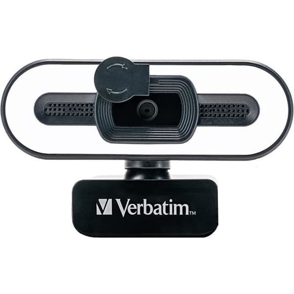Webbkamera - Verbatim - AWC-02 - Full HD 1080p - Rotation 360° - Inbyggd mikrofon
