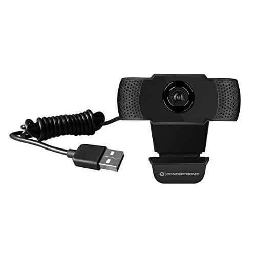 Conceptronic AMDIS01B Webbkamera AMDIS 1080p Full HD + Mikrofon