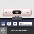 Miniatyrbild 2 av 6: Logitech Brio 500 webbkamera HD-webbkamera med dubbla brusreducerande mikrofoner - rosa