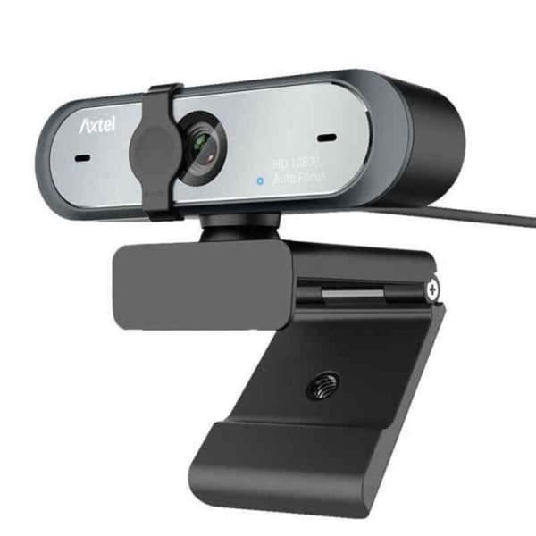 Webbkameran - Axtel - AX-FHD-1080P-PRO - 1080P - Trådbunden - Svart Svart, Stål