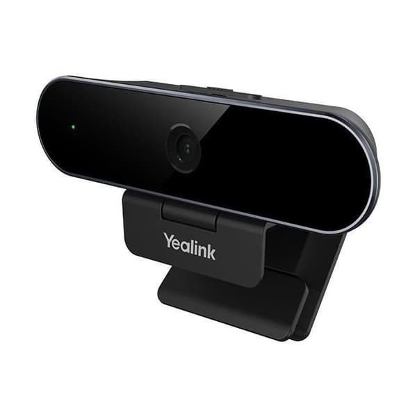 Webcam Yealink YLN0125A Svart - Full HD - Mikrofon Omnidirectionell - Vit - USB 2.0 Svart