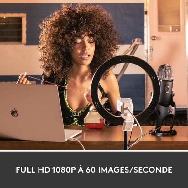 StreamCam Webcam - FHD - LOGITECH - Hvid