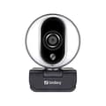 Miniatyrbild 2 av 4: Webbkamera - Sandberg - Streamer USB Webcam Pro - 1920x1080 - Integrerad mikrofon - Automatisk justering