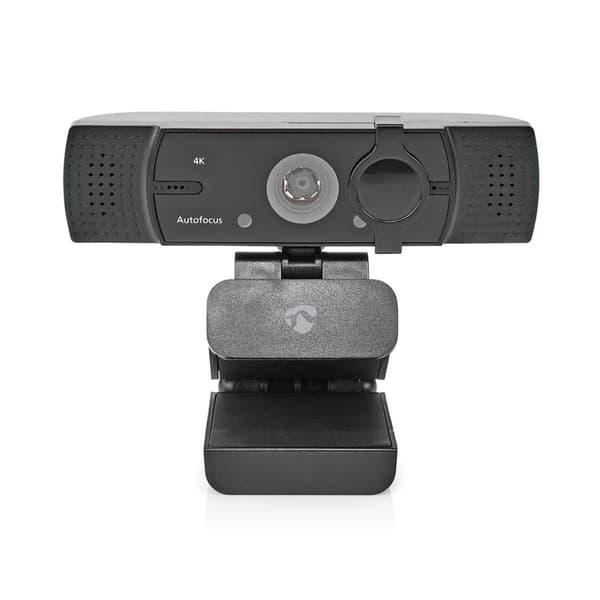 Nedis webcam Full HD 60fps / 4K 30fps sort