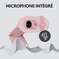 Pikkukuva 5 / 6: Logitech Brio 100 Webcam Full HD -verkkokamera yksityisyystoiminnolla, automaattinen valonkorjaus, USB-A - pinkki
