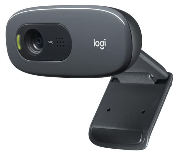 Logitech C270 HD Webcam, UACC EL 0,3M patchkabel, 960-000584