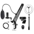 Miniatyrbillede 1 af 5: Deltaco Gaming Streaming Kit med mikrofon og webcam