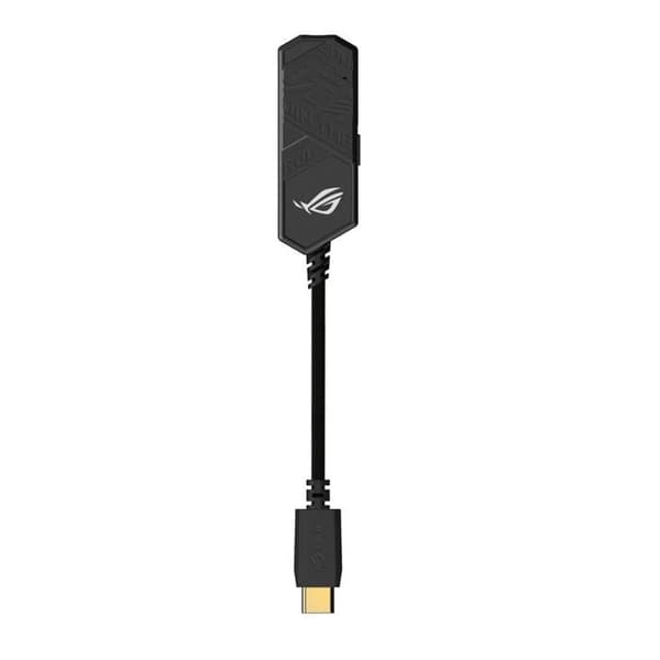 Externt ljudkort - ASUS - ROG Clavis - AI brusreducering - ESS 9281 QUAD DAC - RGB Aura Sync