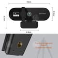 Miniatyrbild 2 av 4: INN Webcam för PC 3840x2160 30fps autofokus med objektivskydd, brusreducerande mikrofon, 360 graders rotation, plug and play, streaming-webbkamera