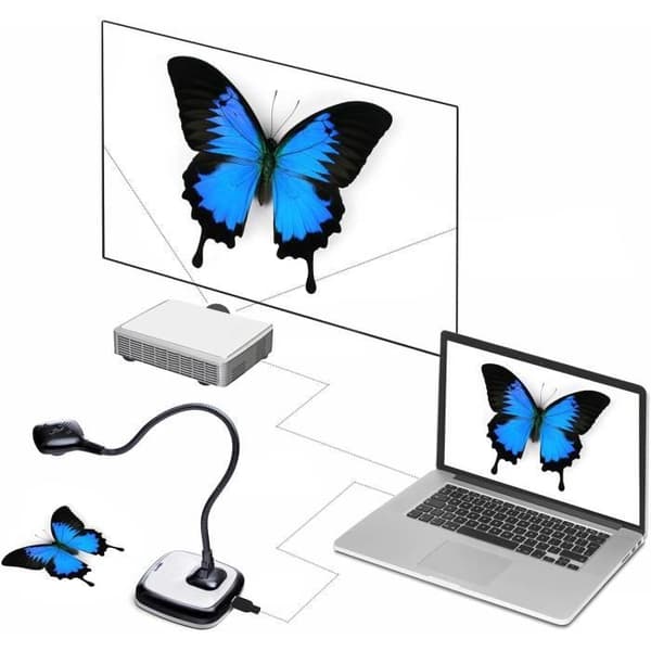 Dokumentvisualiser - HUE - HD Pro - Flexibel USB-kamera - 1080p - Svart