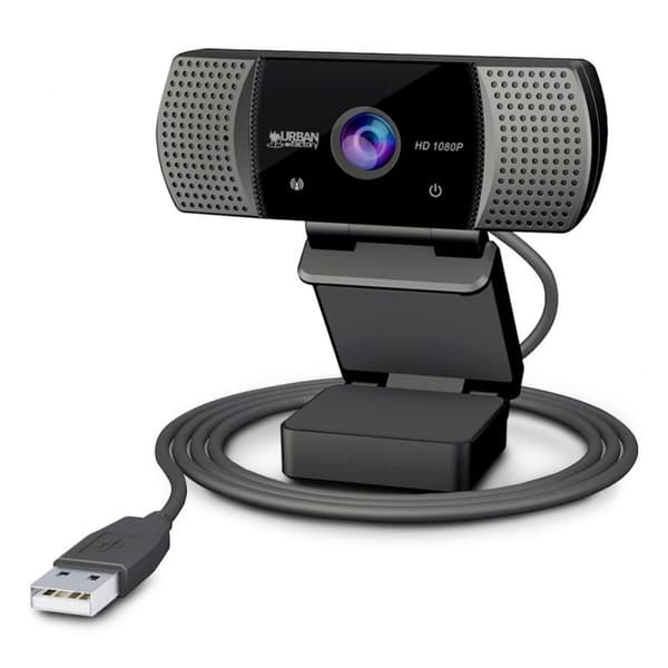 Webcam Urban Factory WHD20UF-V2 Full HD Sort