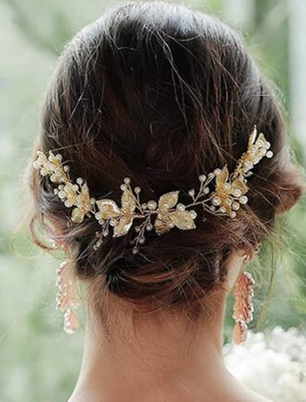 Klassisk Stil Brudkläder Legering Hårtillbehör med Blomma 1st Bröllop / Fest / afton Hårbonad #9044250