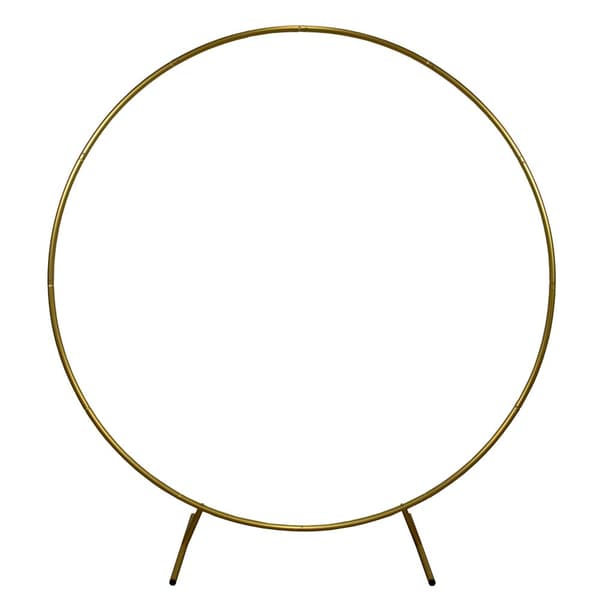 Bröllopsbåge-Rund-Guld 200cm Festdekoration Ballongbåge | MonsterShop