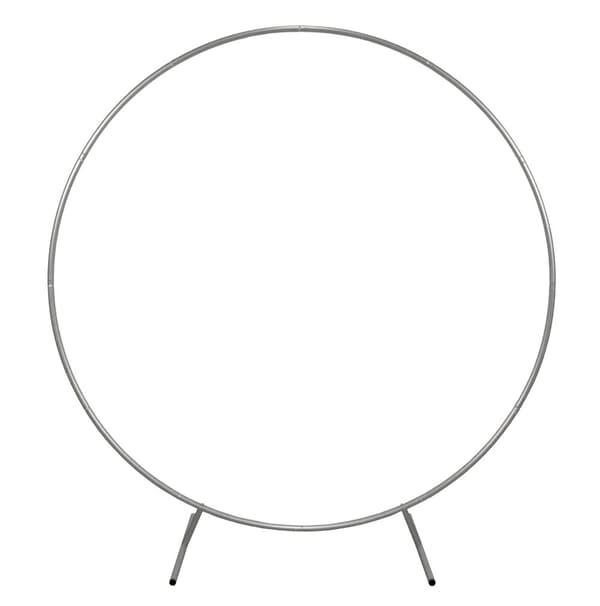 Bryllupsbue-Rund - Sølv 200cm Festdekoration | MonsterShop