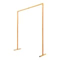 Miniatyrbillede 2 af 2: Bryllupsbue, Justerbar højde 3,5 ft til 6,6 ft, Robust jernkonstruktion,M, Gul
