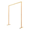 Miniatyrbillede 1 af 2: Bryllupsbue, Justerbar højde 3,5 ft til 6,6 ft, Robust jernkonstruktion,M, Gul