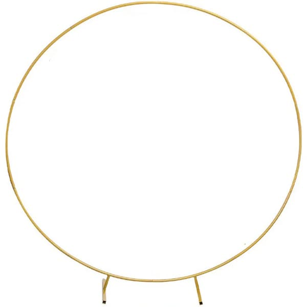 Metallbröllopsbåge, robust konstruktion, lätt att installera,Guld, 2M