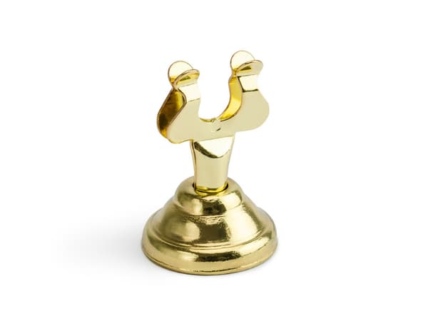 Placeringskortsställ, guld, 4 cm