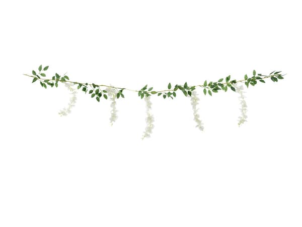 Blåregnsblomst-Guirlande, 1,7 m