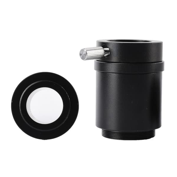 Mikroskopobjektiv C-monteringslins 1X CTV för trinokulärt stereosmikroskop 25mm kameragränssnitt Mikroskopkamera Adaptrar