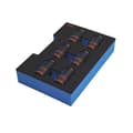 Miniatyrbild 4 av 4: Aptex. Skuminsats som passar för 6x Bosch-batterier GBA 12V 2Ah-3Ah för halva L-Boxx 102 G4, 136 G4, LB4.