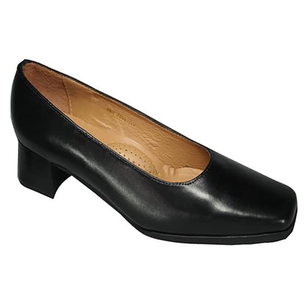 Amblers Walford Ladies Wide Fit Court / Dame sko