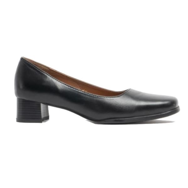 Amblers Walford Ladies Wide Fit Court / Dame sko