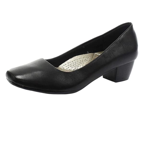 Boulevard Womens/Ladies Low Heel Plain Court Shoes