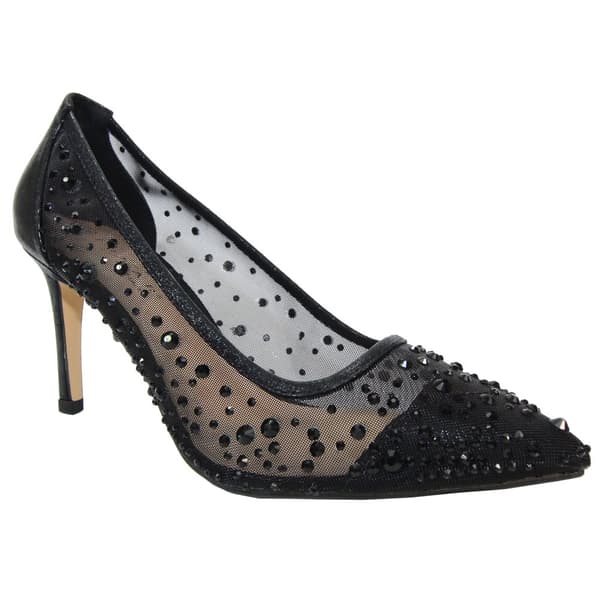 Lunar Womens/Ladies Argo Mesh Court Shoes Black 6 UK