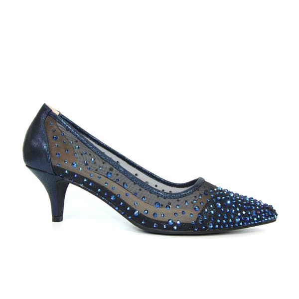 Lunar Womens/Ladies Alisha Faux Gemstone Court Shoes