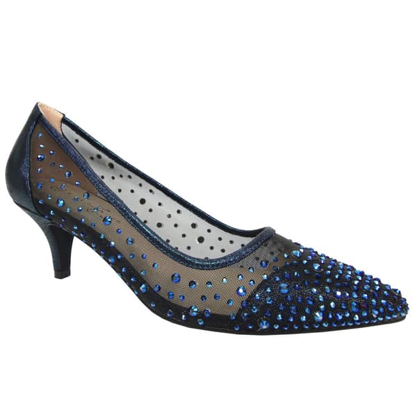 Lunar Womens/Ladies Alisha Faux Gemstone Court Shoes
